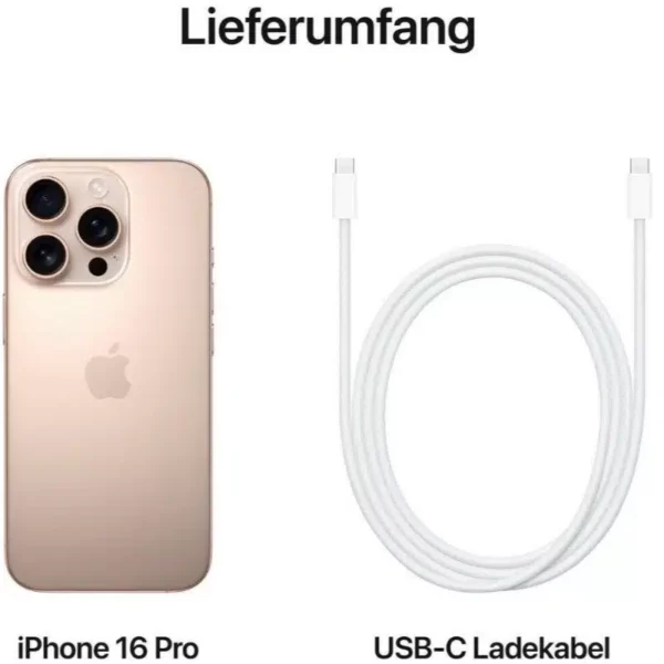 Apple iPhone 16 Pro Max 256GB Titan Wüstensand Neuware / OVP