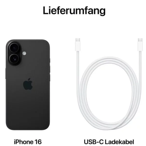 Apple iPhone 16 Plus 128GB Schwarz  Neuware / OVP