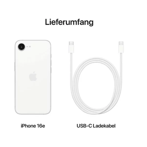 Apple iPhone 16e 128GB Weiß Neuware / OVP
